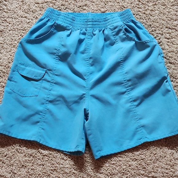 VTG *BUNDLE * Girls shorts 1 Size Medium 1 Size 12  Colors turquoise & pink - Picture 7 of 10